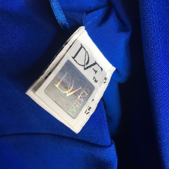 Diane Von Furstenberg | Blue Ruched Bodycon Dress - Picture 6 of 8